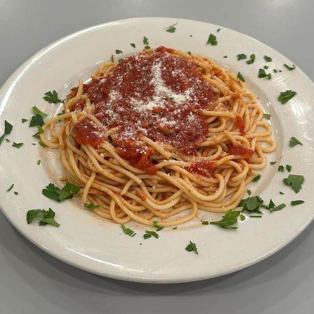 Spaghetti with Marinara.