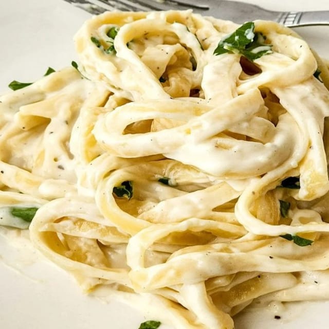 Fettuccine Alfredo.