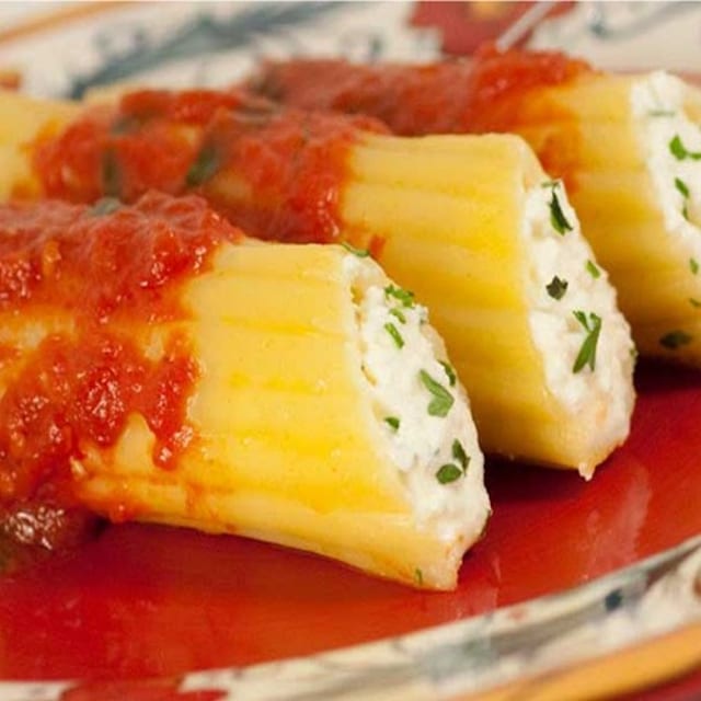 Cheese Manicotti.