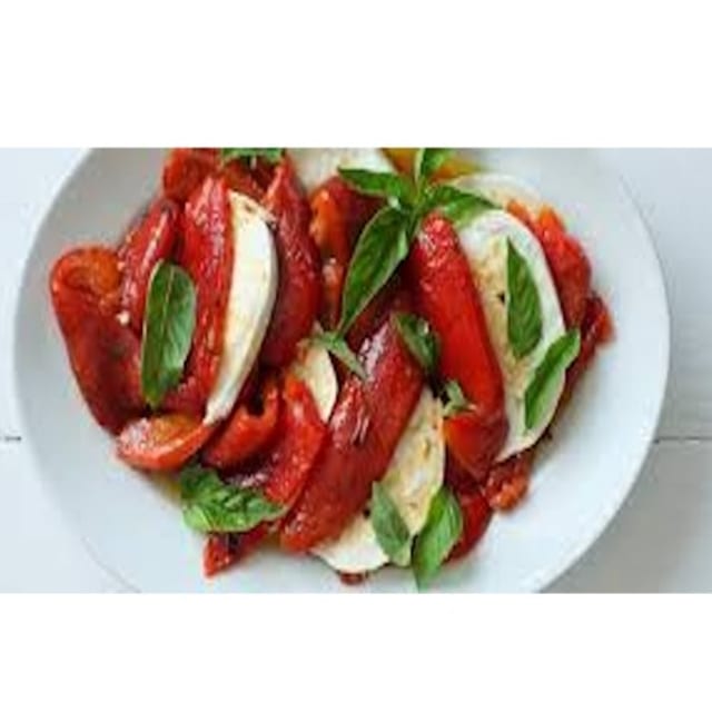 Fresh Mozzarella w/Roasted Peppers.