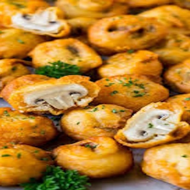 Breaded Fried Mushrooms.