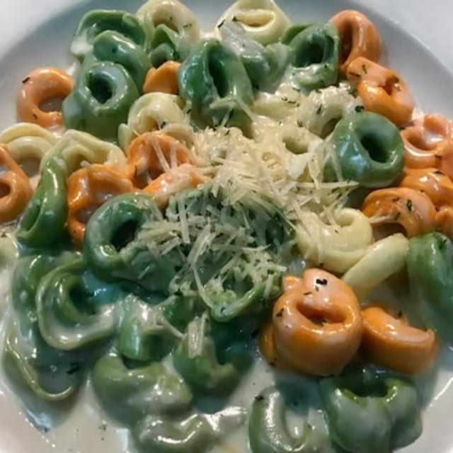 Tri Color Cheese Tortellini.